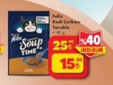 Felix Kedi Çorbası Tavuklu 48G