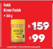 Gold Krem Fıstık 340G