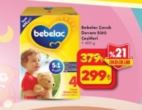 Bebelac Çocuk Devam Sütü Çeşitleri 400G