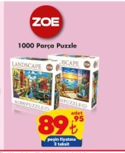 Zoe 1000 Parça Puzzle