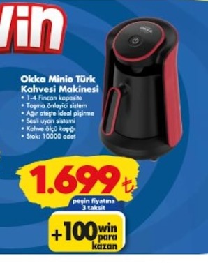 Okka Minio Türk Kahvesi Makinesi