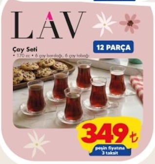 Lav Çay Seti 12 Parça