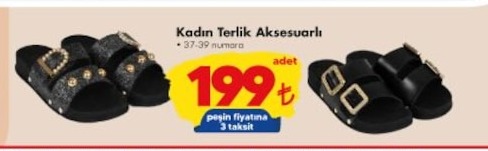 Kadın Terlik Aksesuarlı Terlik