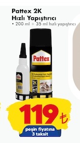 Pattex 2K Hızlı Yapıştırıcı 200Ml + 35Ml