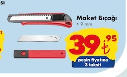 Steel Maket Bıçağı 9 Mm