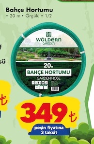 Bahçe Hortumu 20M Örgülü 1/2