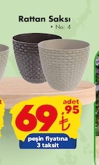 Rattan Saksı No: 4