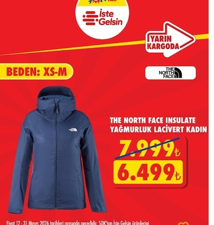 The North Face İnsulate Yağmurluk Lacivert Kadın
