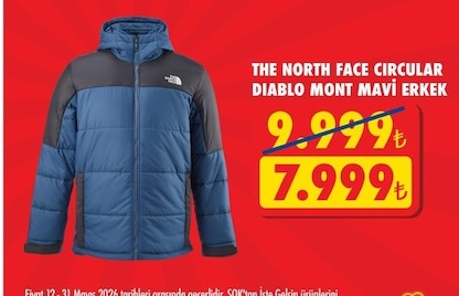 The North Face Circular Diablo Mont Mavi Erkek