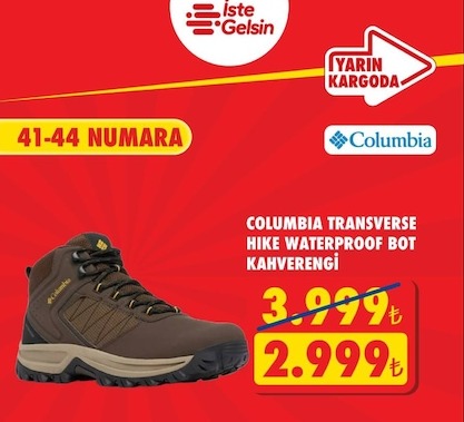 Columbia Transverse Hike Waterproof Bot Kahverengi