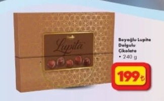 Beyoğlu Lupita Dolgulu Çikolata 240G