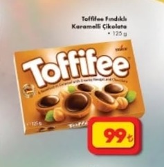 Toffifee Fındıklı Karadelli Çikolata 125G