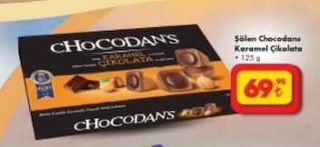 Sholen Chocodans Karamelli Çikolata 125G
