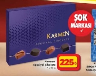 Karmen Spesiyal Çikolata 265G