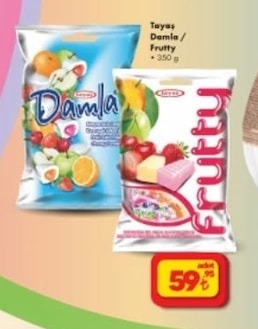 Tayas Damla/Frutty 350 G