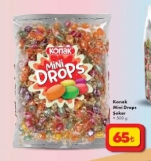 Konak Mini Drops Şeker 500G