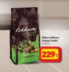 Şölen Lokkum Antep Fıstıklı 300 G