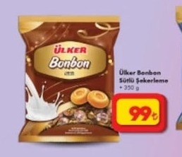 Ülker Bonbon Sütlü Şekerleme 350 G