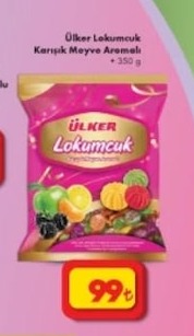 Ülker Lokumcuk Karışık Meyve Aromalı 350G