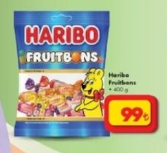 Haribo Fruitbons 400G