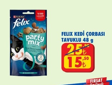 Felix Parti Mix Tavuklu 48G