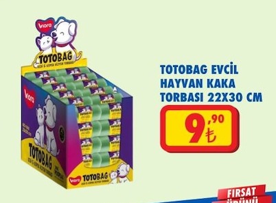 Totobag Evcil Hayvan Kaka Torbasi 22X30 Cm