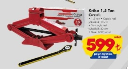 Kriko 1,5 Ton Cırcırlı