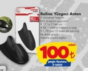 Balina Yüzgeci Anten