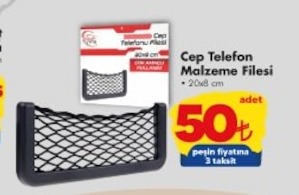 Cep Telefon Malzeme Filesi 20X8 Cm