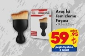 Araç Içi Temizleme Fırçası 9.6X5.2 Cm