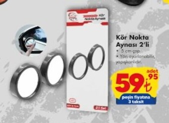 Kör Nokta Aynası 2'Li 5 Cm Çap