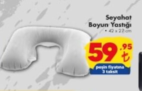 Seyahat Boyun Yastığı 42X27Cm