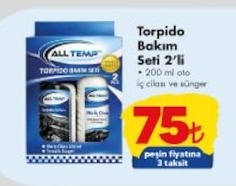 Torpidobakım Seti 2'Li 200 Ml Oto İç Cila Ve Sünger