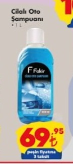 Cilalı Oto Şampuanı 1L