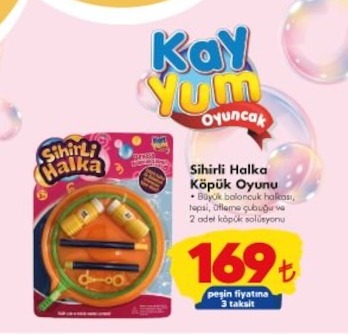 Kay Yum Sihirli Halka Köpük Oyunu
