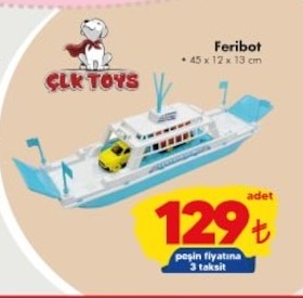 Çlk Toys Feribot 45X12X13 Cm