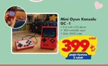 Mini Oyun Konsolu Gc-1