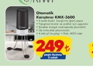 Otomatik Karıştırıcı Kmx-3600