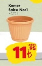 Kemer Saksı No:1 0.70 L