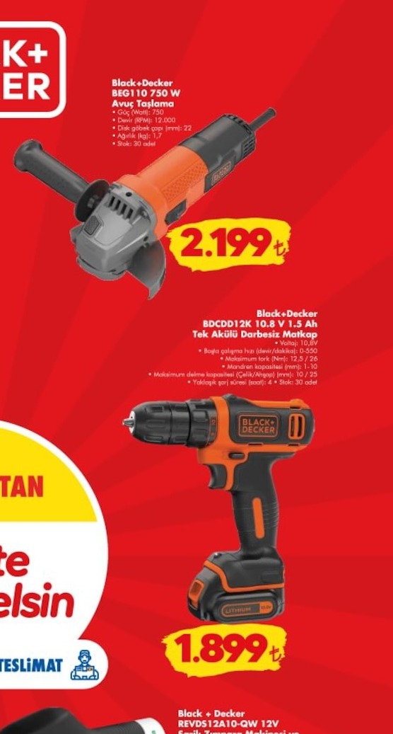 Black+Decker 750 W Avuç Taşlama