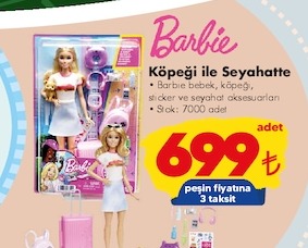 Barbie Köpeğiyle Seyahatte Bebek, Köpek, Sticker Ve Seyahat Aksesuarları