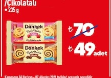 Dankek Rulo Pasta Çikolatalı 235G