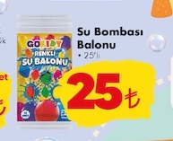 Su Bombası Balonu 25'Li