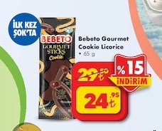 Bebeto Gourmet Cookie Licorice 65 G