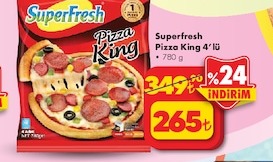 Superfresh Pizza King 4'Lü 780 G