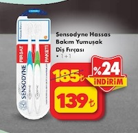 Sensodyne Hassas Bakım Yumuşak Diş Fırçası 1+1