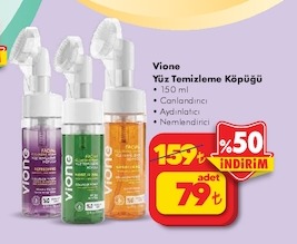Vione Yüz Temizleme Köpüğü 150 Ml