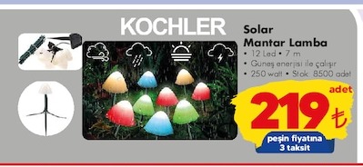 Koehler Solar Mantar Lamba Kochler 1 Paket