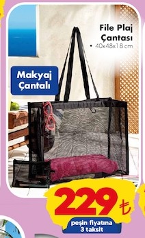 File Plaj Çantası 40X48X18 Cm