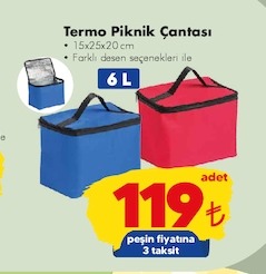 Termo Piknik Çantasi 6 L